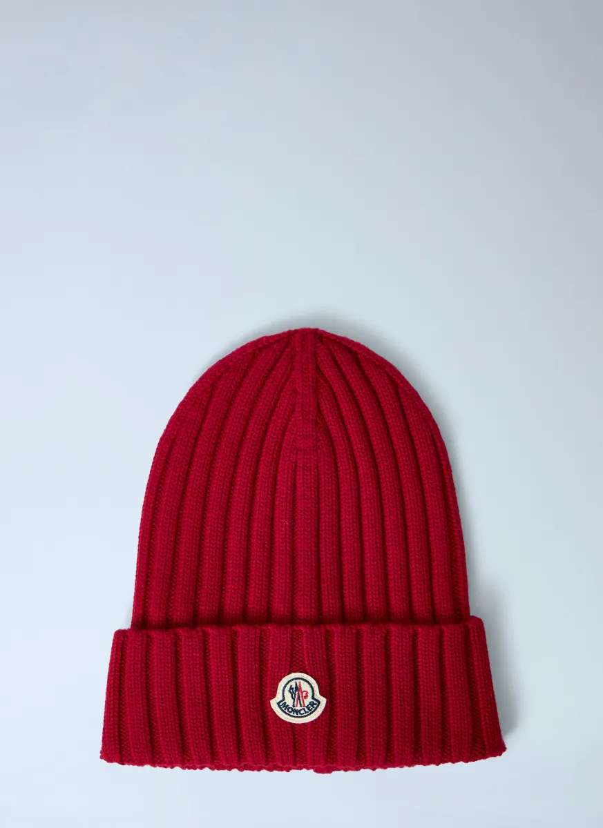 Logo Motif Beanie Hat
