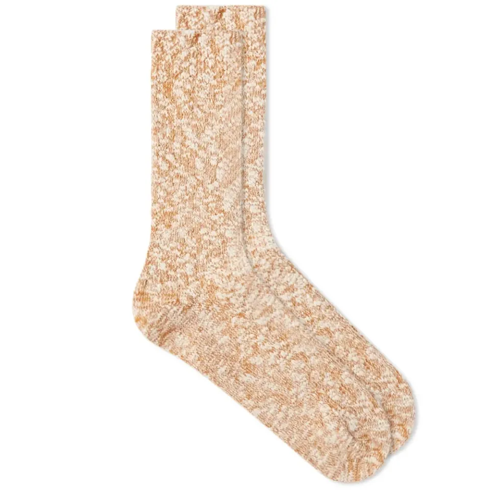 Lightweight Slub Crew Sock