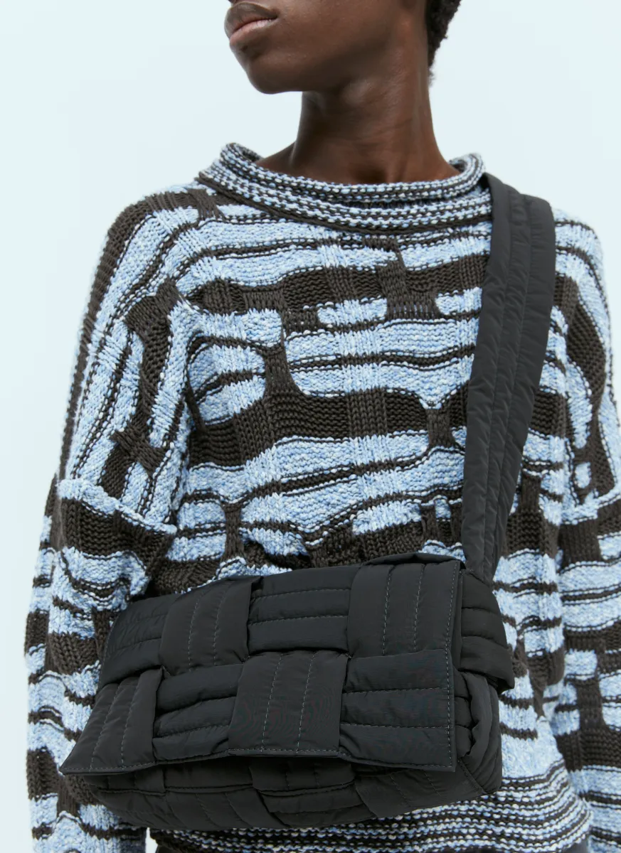 Puffer Cassette Crossbody Bag