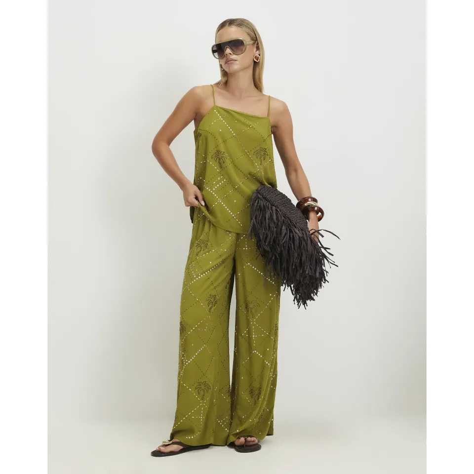 Petite Embellished Trousers