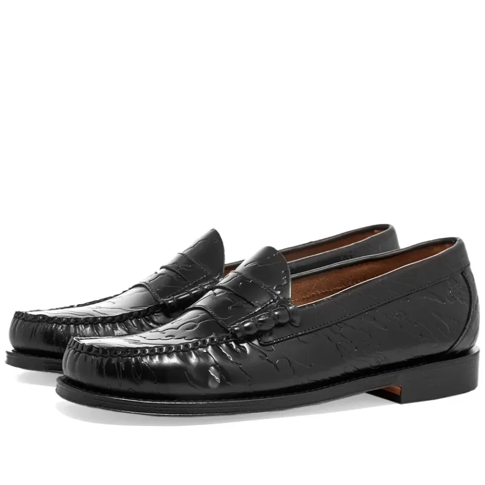 x G.H.Bass & Co Weejuns Embossed Larson Loafer