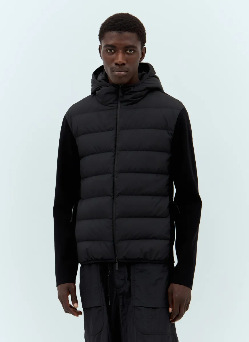 Zip-Up Padded Cardigan