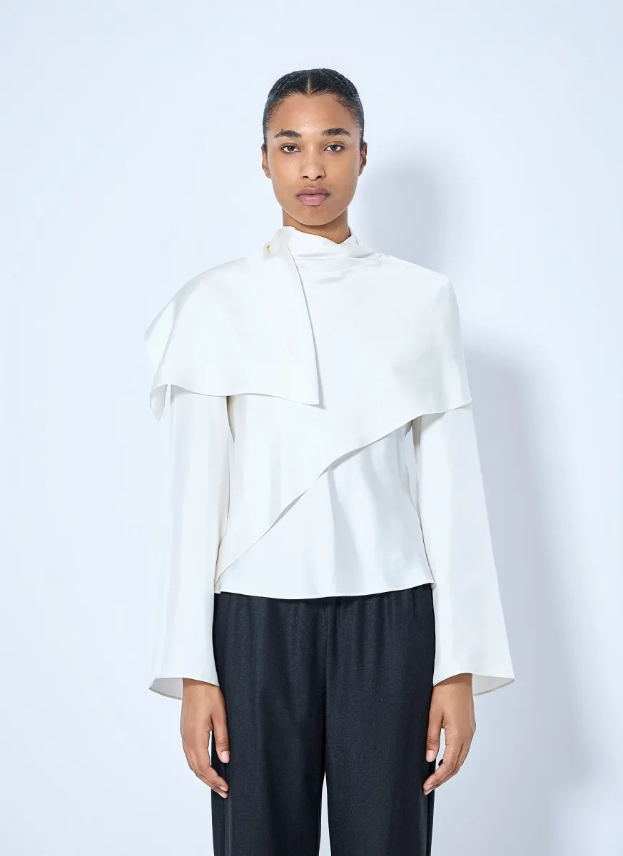 Silk Foulard Top