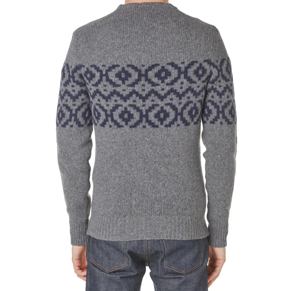 Jacquard Crew Knit