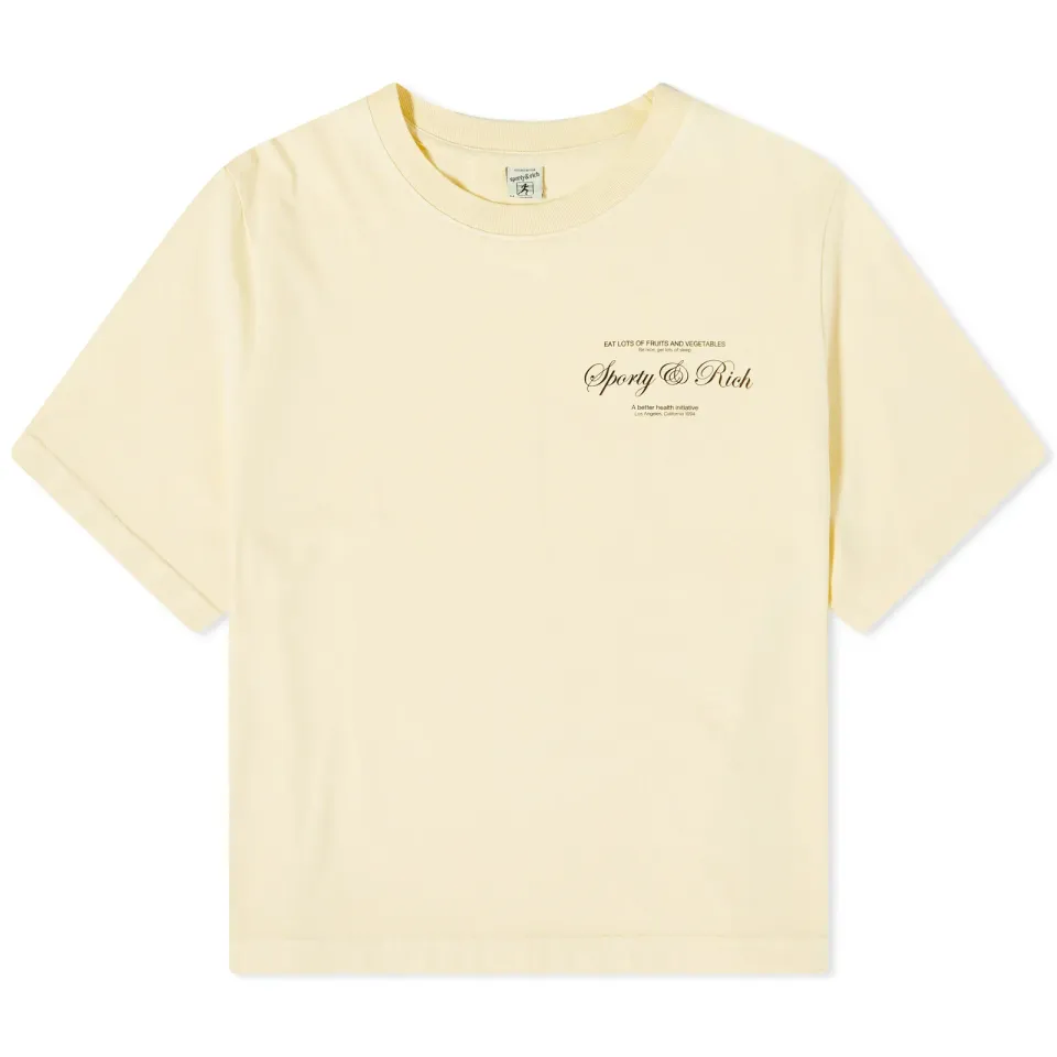 Script Logo Cropped T-Shirt