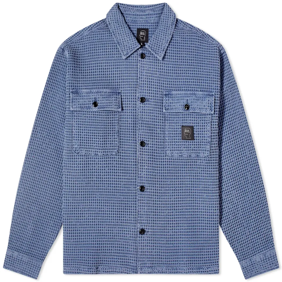 Waffle Snap Front Overshirt