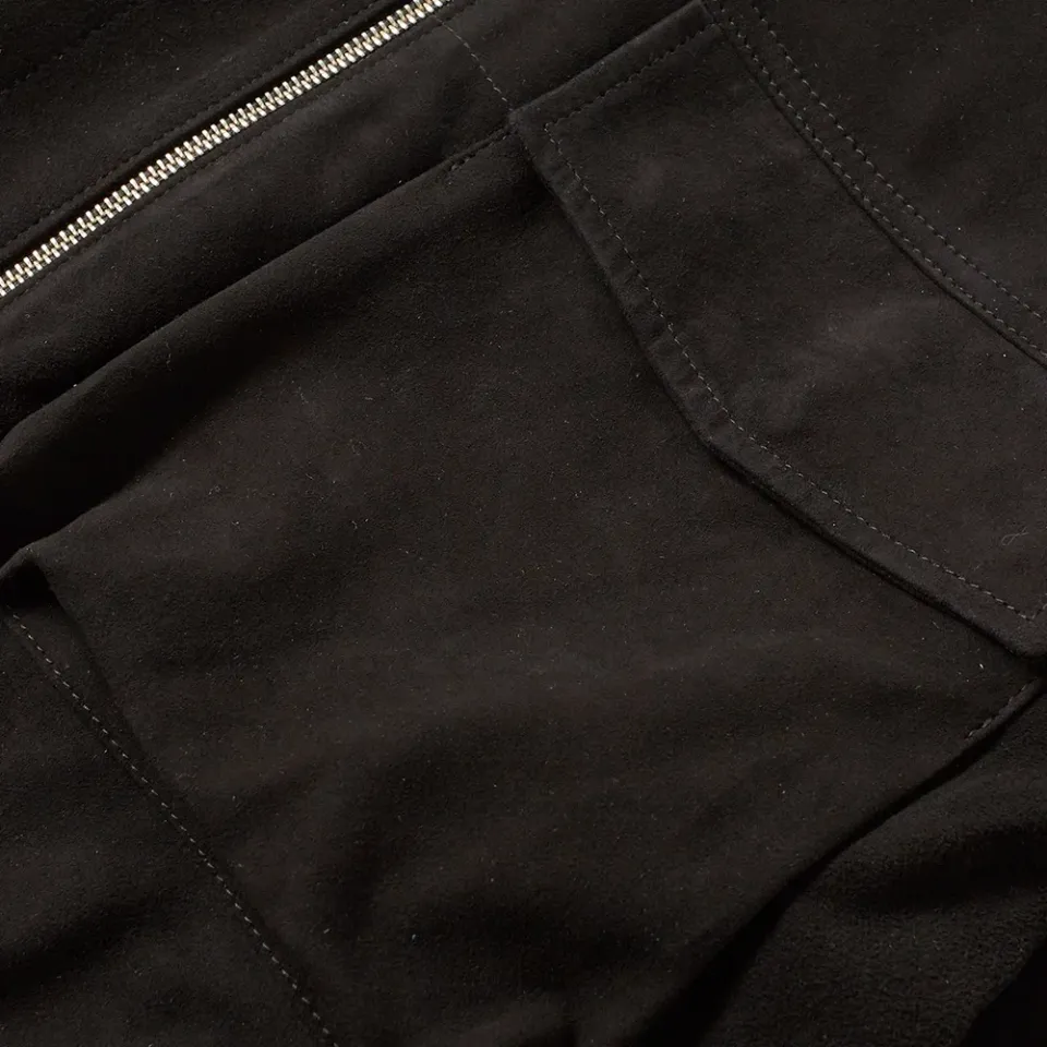 Suede Parka