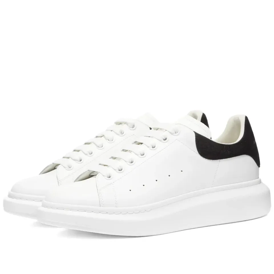 Snakeskin Embossed Suede Heel Tab Sneaker