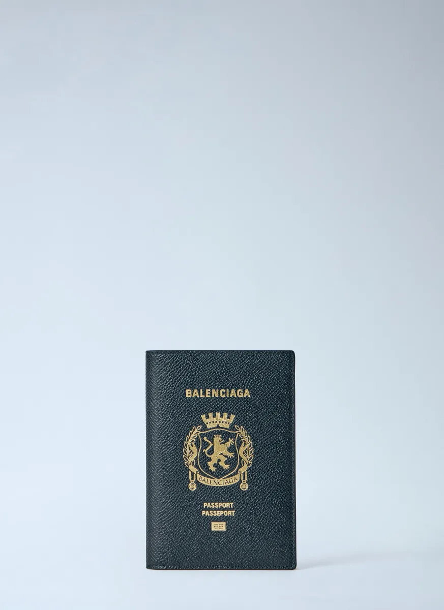 Logo Debossed Passport Holder