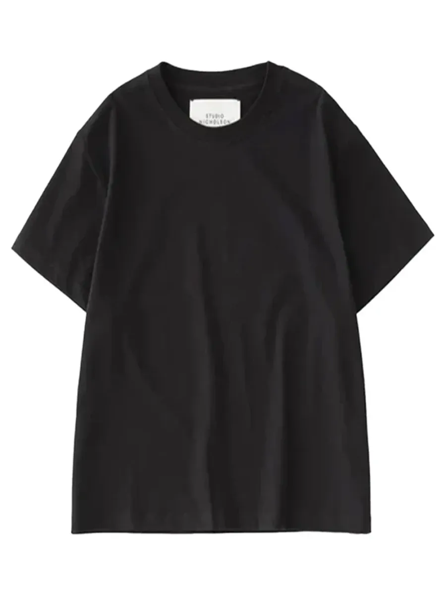 marine t-shirt Black