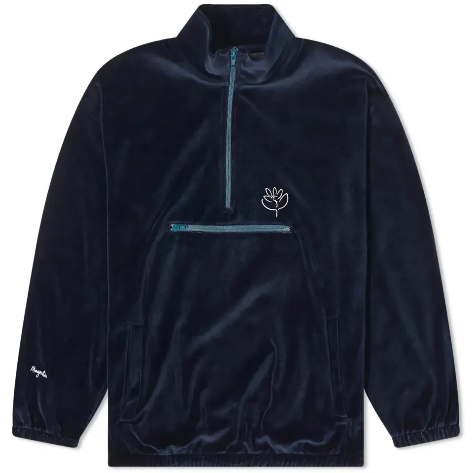 Dimanche Velour Half Zip Jacket