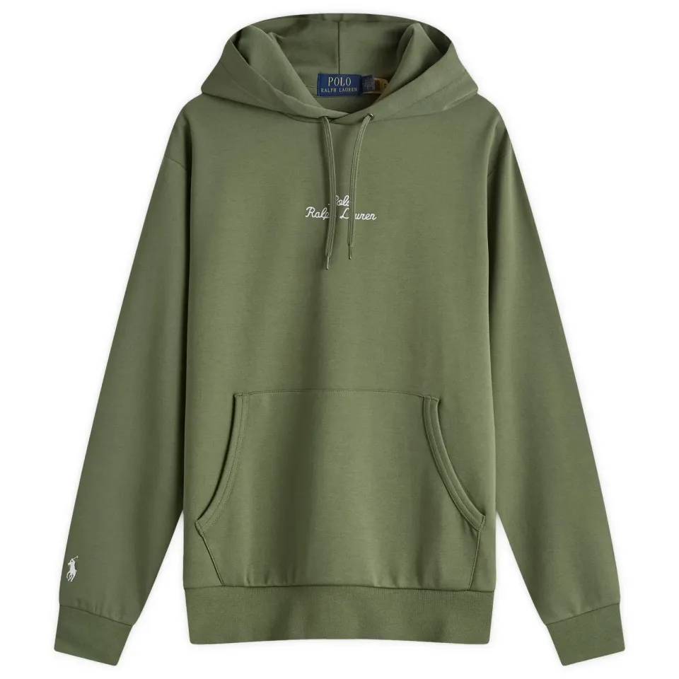 Chain Stitch Logo Hoodie