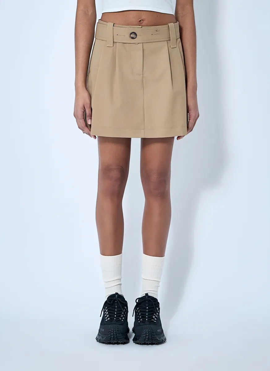 Pleated Mini Skirt