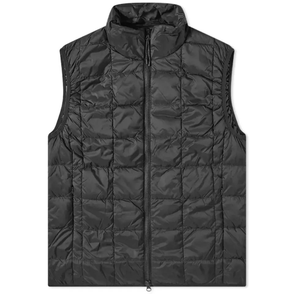 High Neck Zip Down Vest