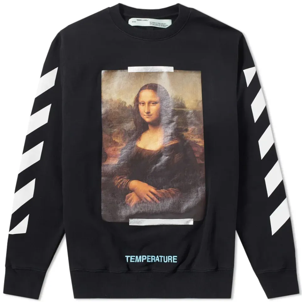 Diagonal Monalisa Crew Sweat