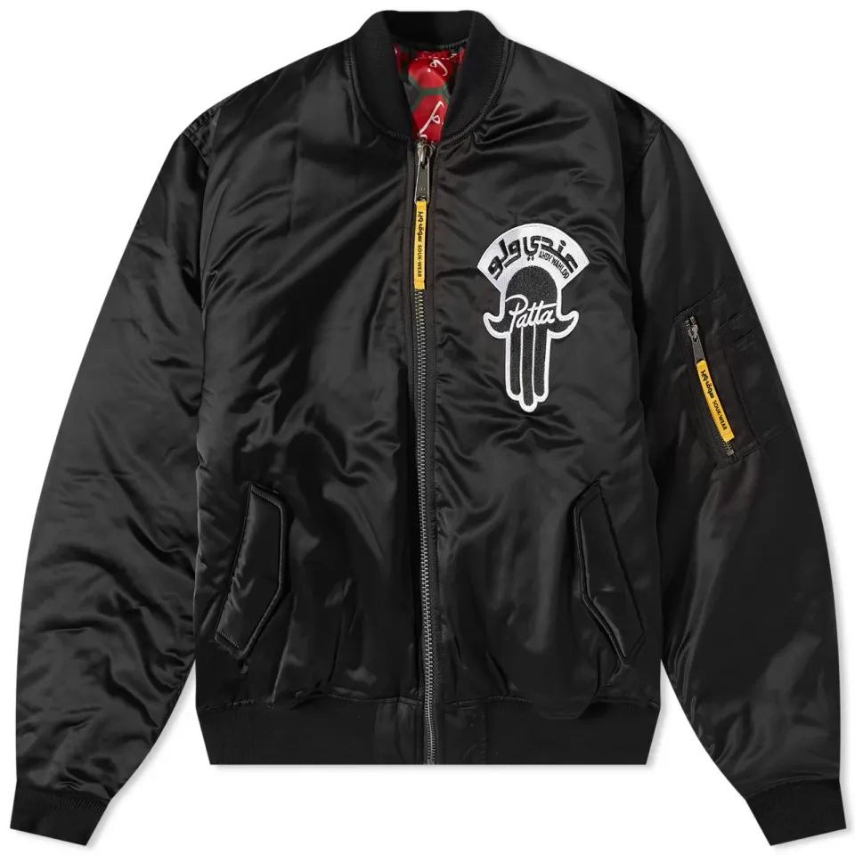 x Hassan Reversible Bomber Jacket