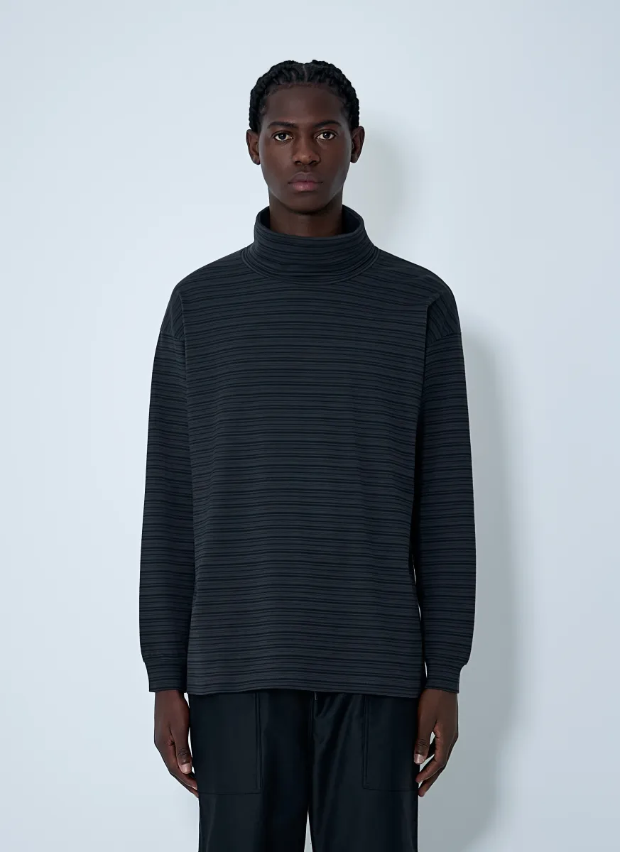 Turtleneck Striped Sweater