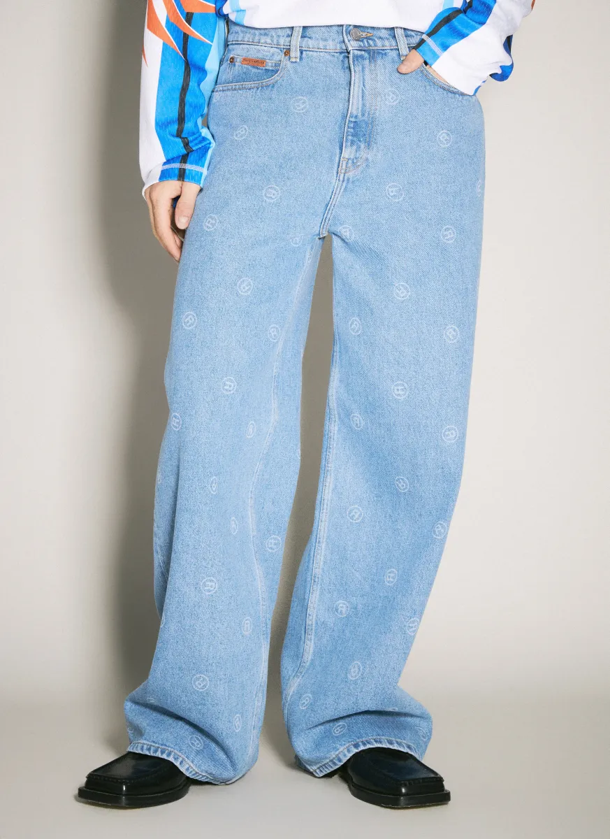 Extended Wide-Leg Jeans