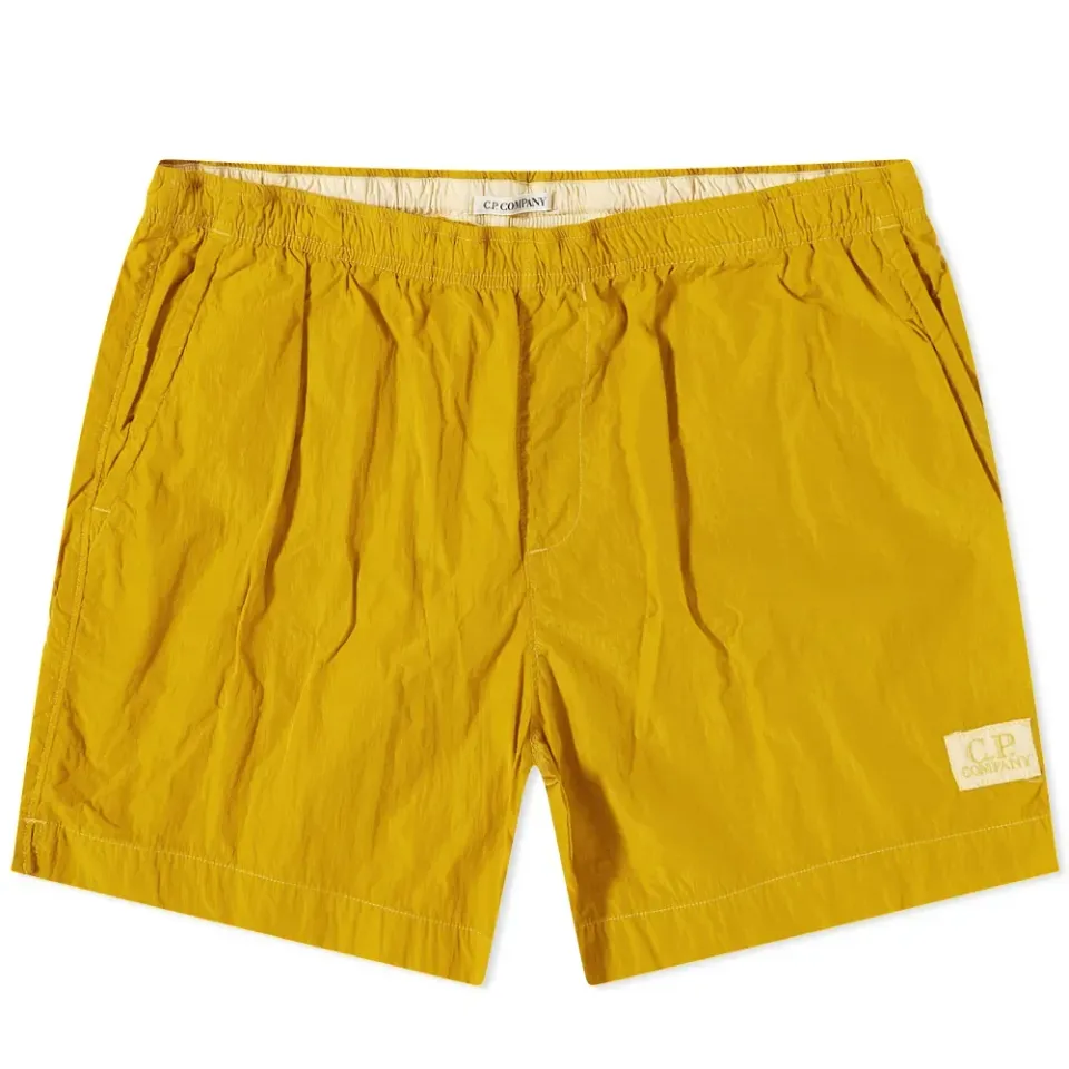 Chrome Patch Logo Swim Short