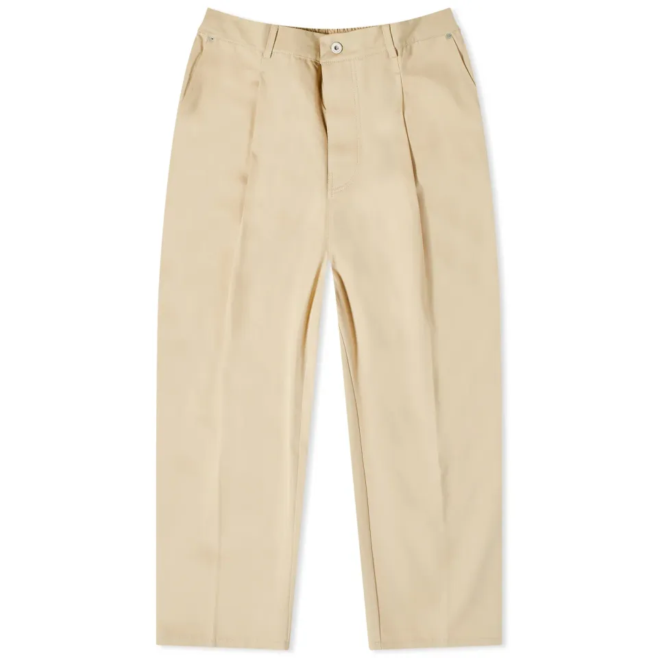 Pleated Cropped Pant