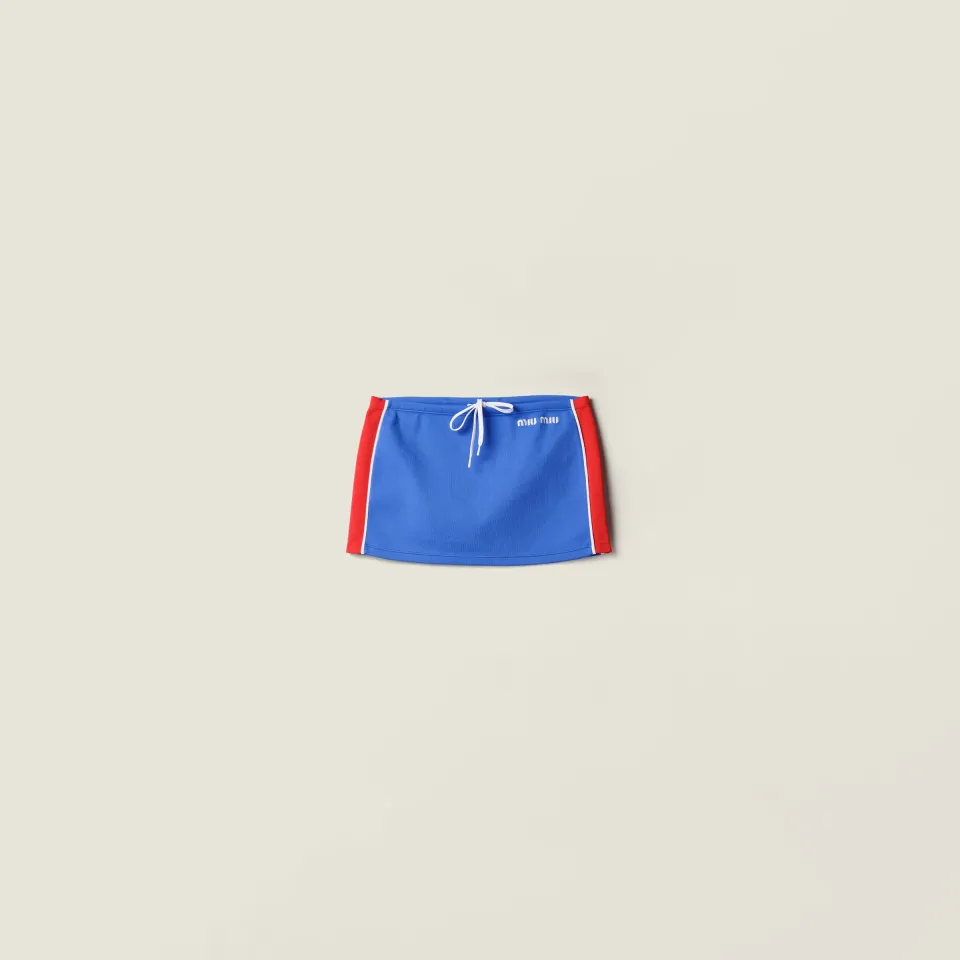 Technical yarn miniskirt