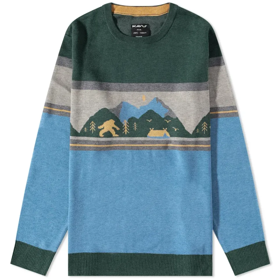 Highline Jacquard Crew Knit