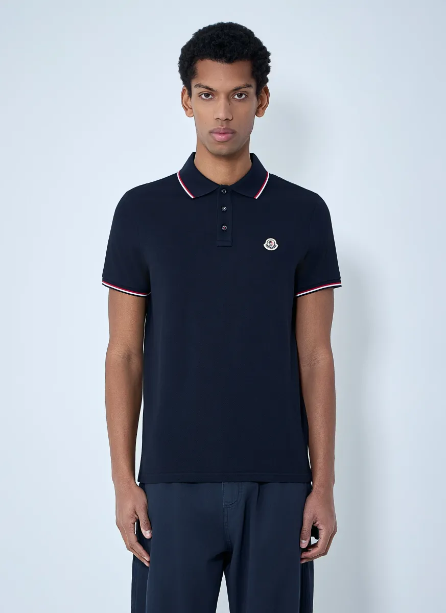 Logo Patch Polo Shirt