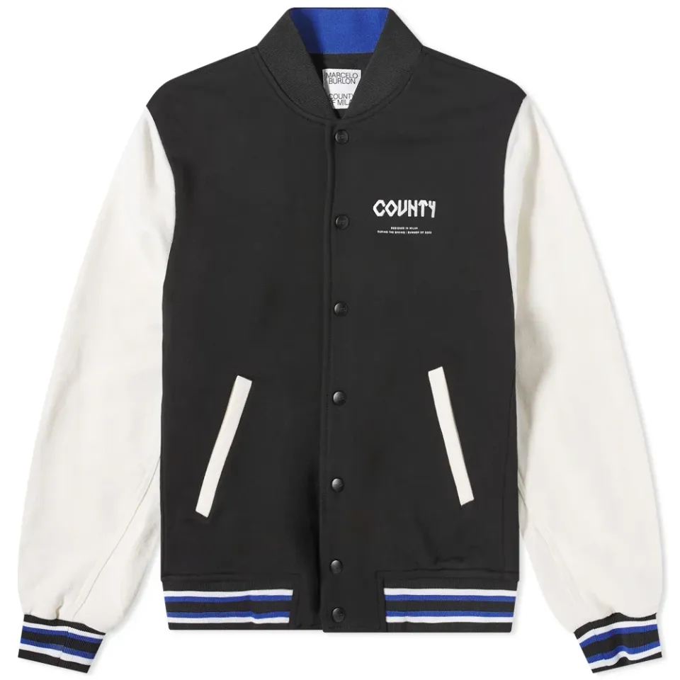 County Navaho Terry Varsity Jacket