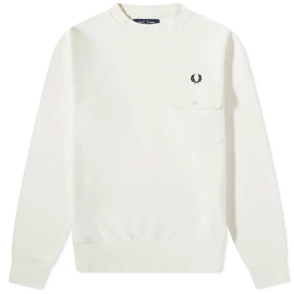 Button Down Pocket Sweat
