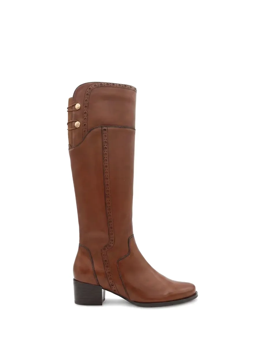 Leather Knee High Boots