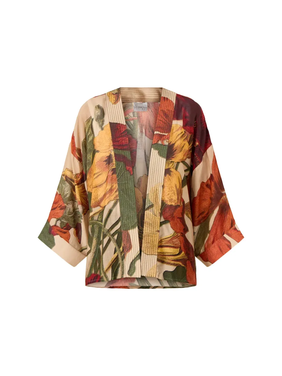 Nasturtium Short Kimono