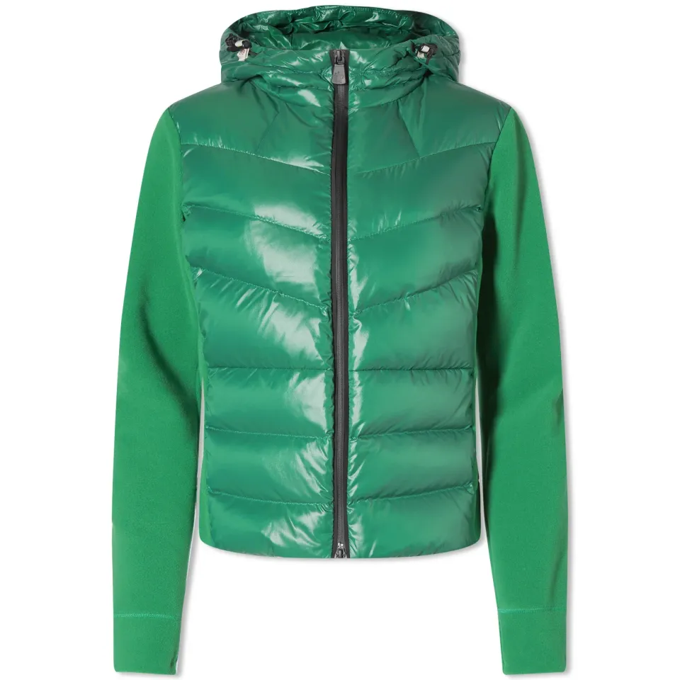 Padded Zip Up Cardigan
