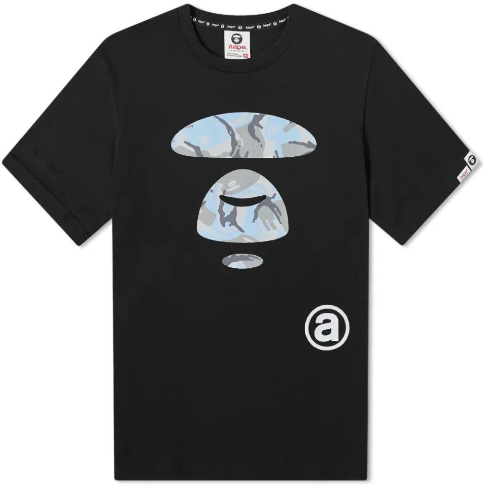 AAPE BLE Camo Big Face Tee