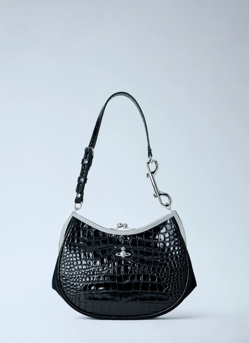 Charm Frame Shoulder Bag