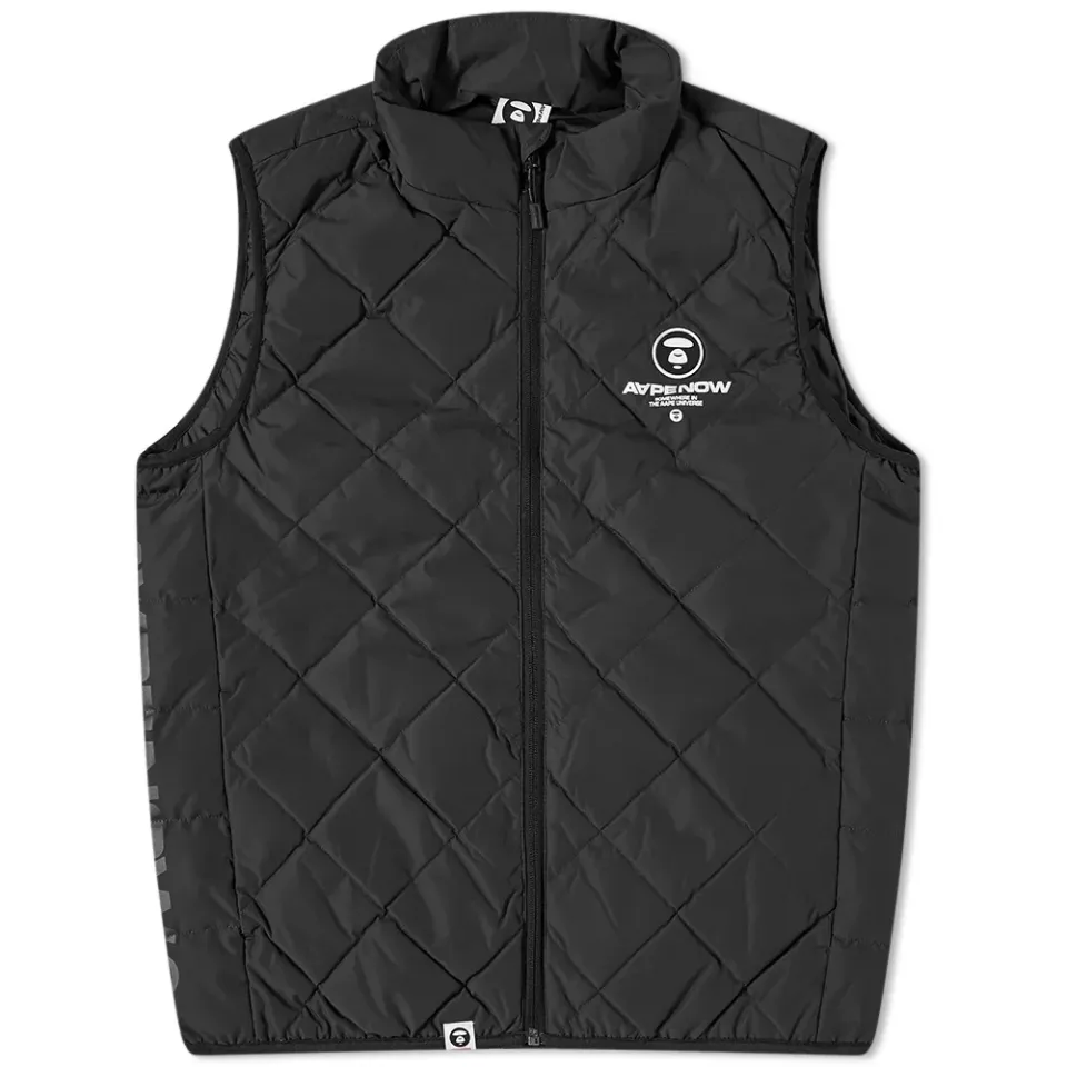 AAPE Diamond Quilt Down Gilet