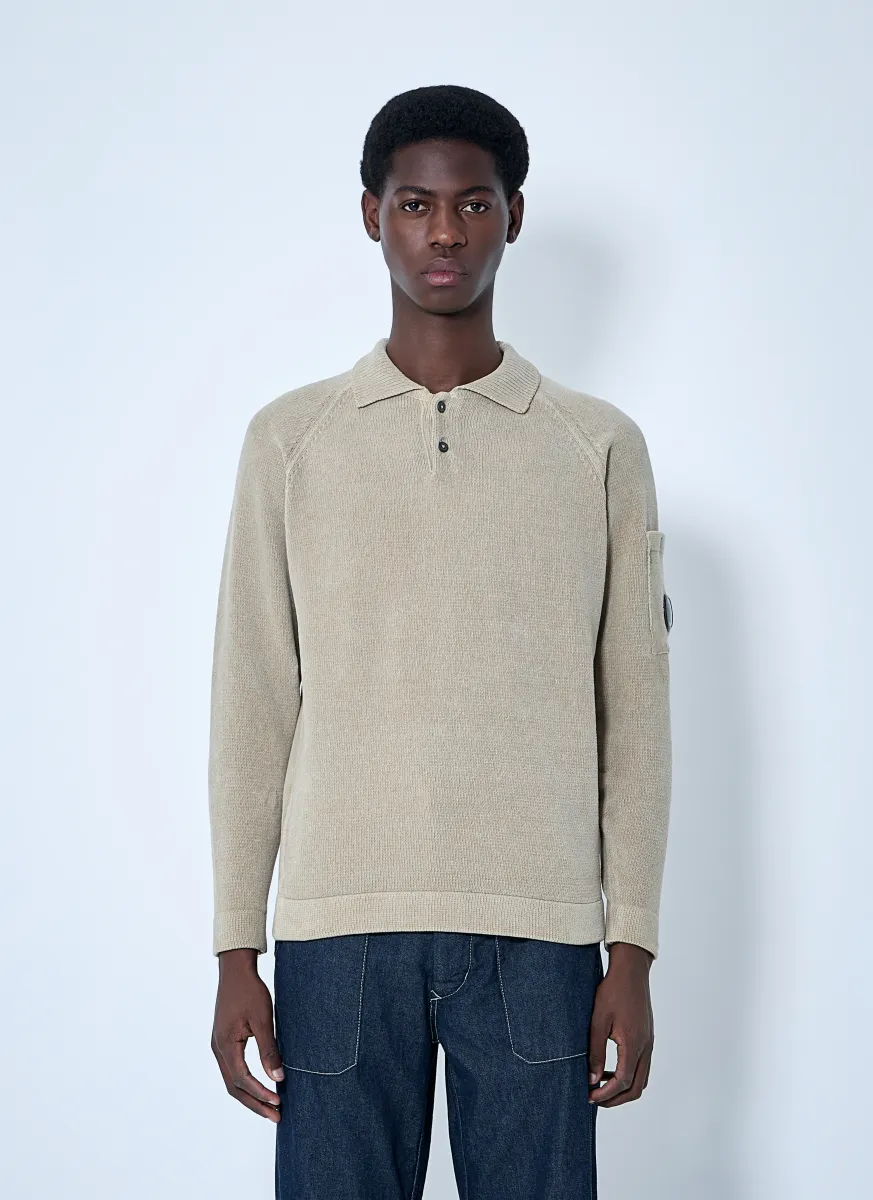 Chenilee Cotton Polo Shirt
