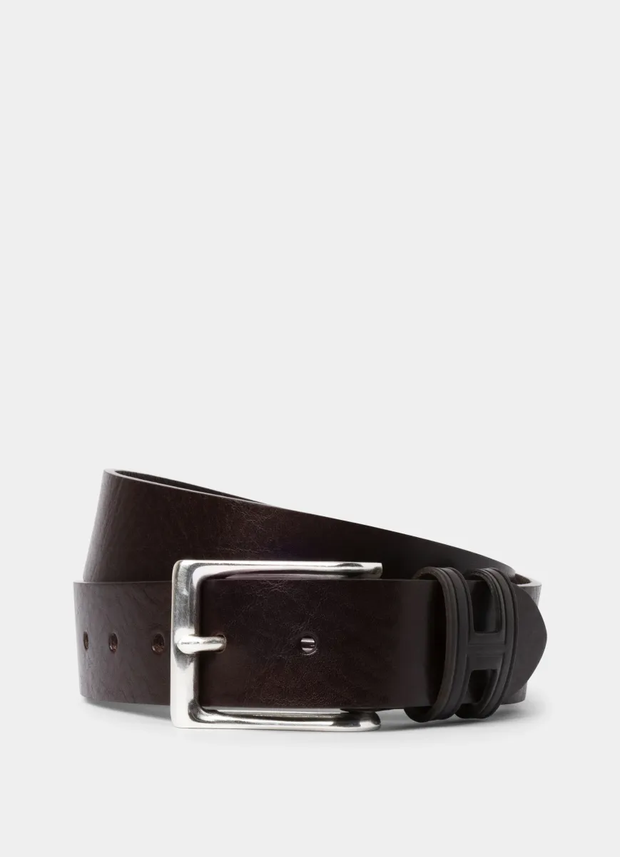 Casual H Keeper Leather Belt