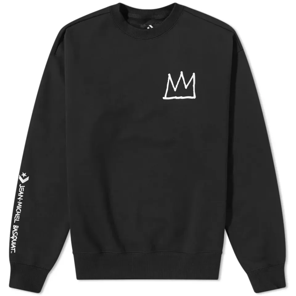 x Basquiat Fleece Pullover Crew