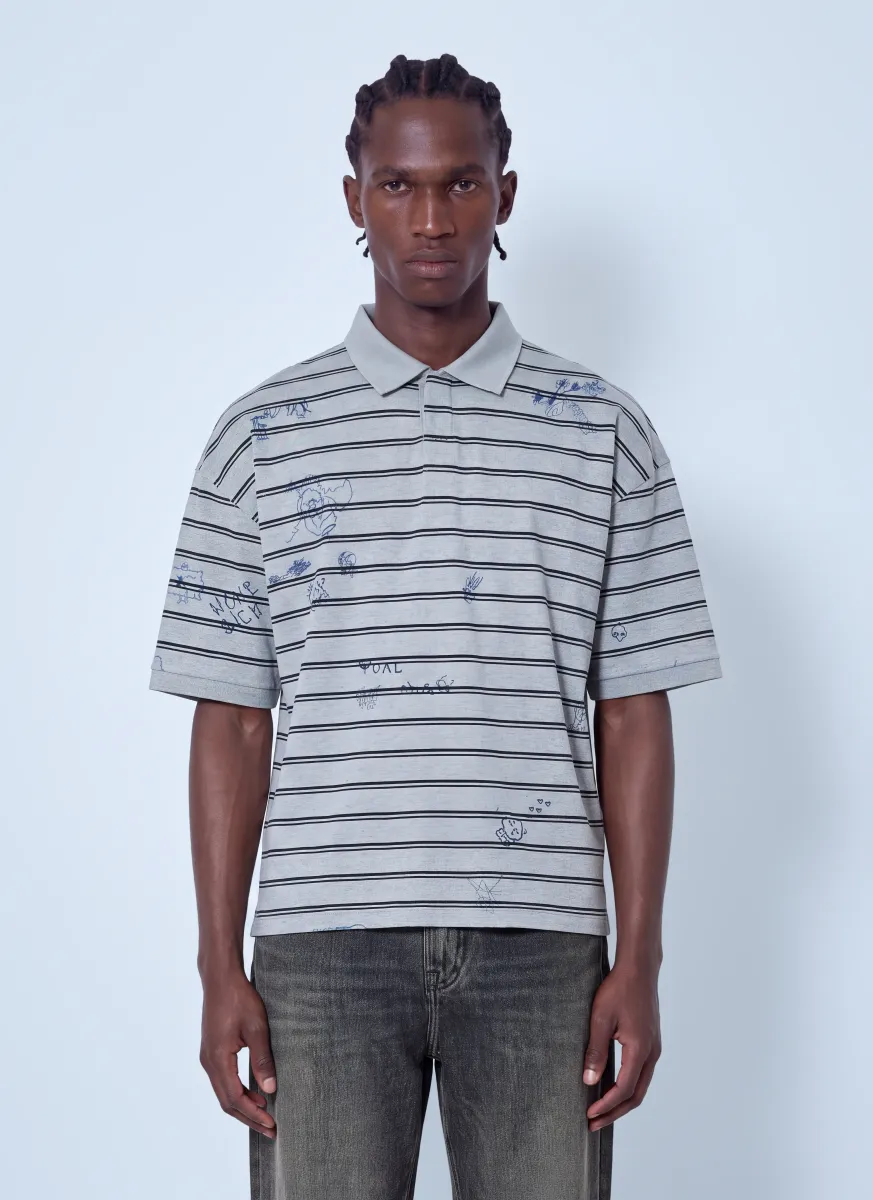 Scribbled Polo