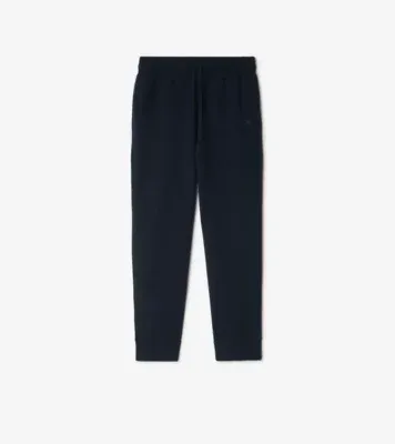 Cashmere Blend Jogging Pants in Navy