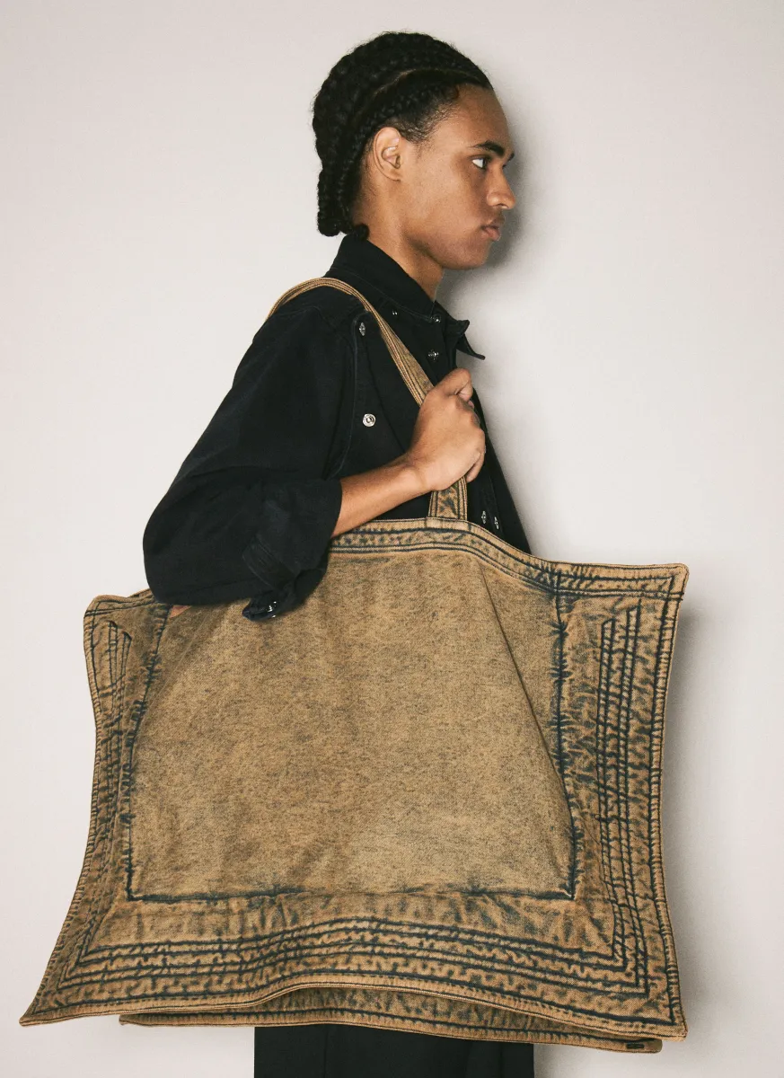 Maxi Wire Cabas Tote Bag