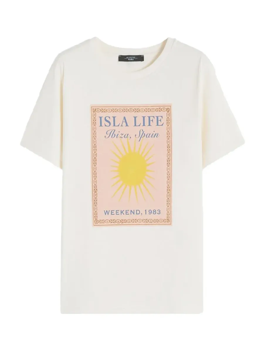 Cotton Jersey T-Shirt White