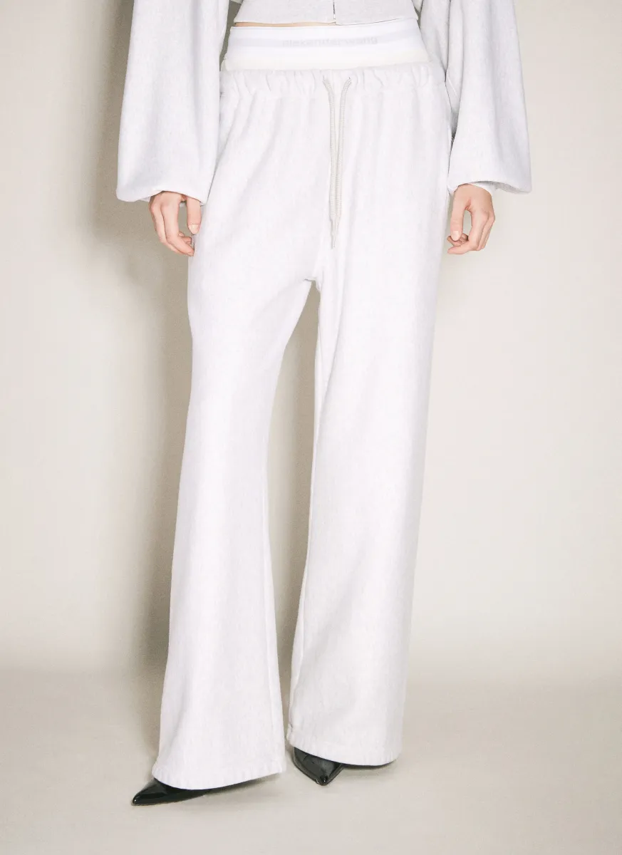 Track Pants With Exposed Logo Briefs