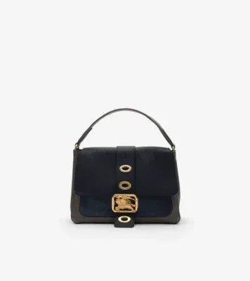 Small Rider Bag in Asphalt grey/bermuda blue/indigo - Women, Leather