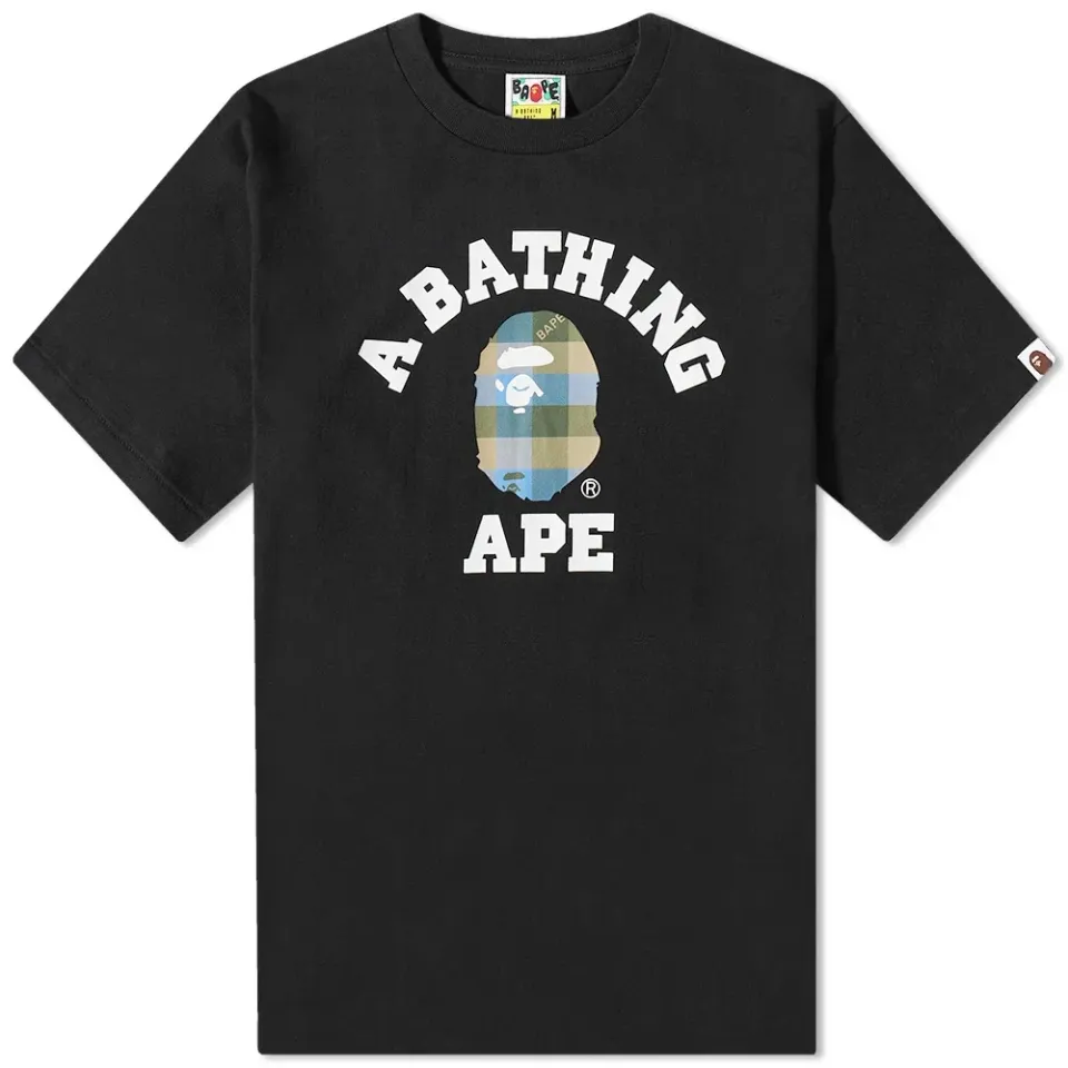 Block Check College T-Shirt C