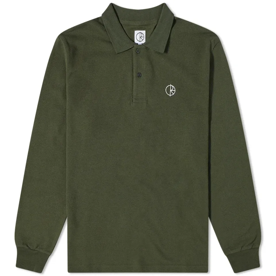 Polar Skate Co. Long Sleeve Polo Shirt