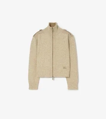Wool Cashmere Jacket in Hamper beige