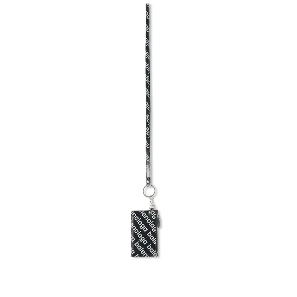 Repeat Logo Lanyard Wallet