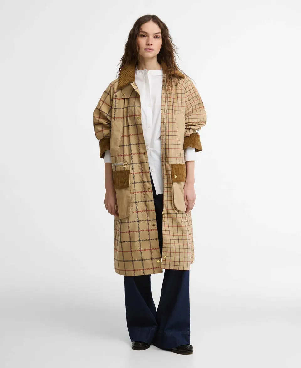 Hollington Check Car Coat