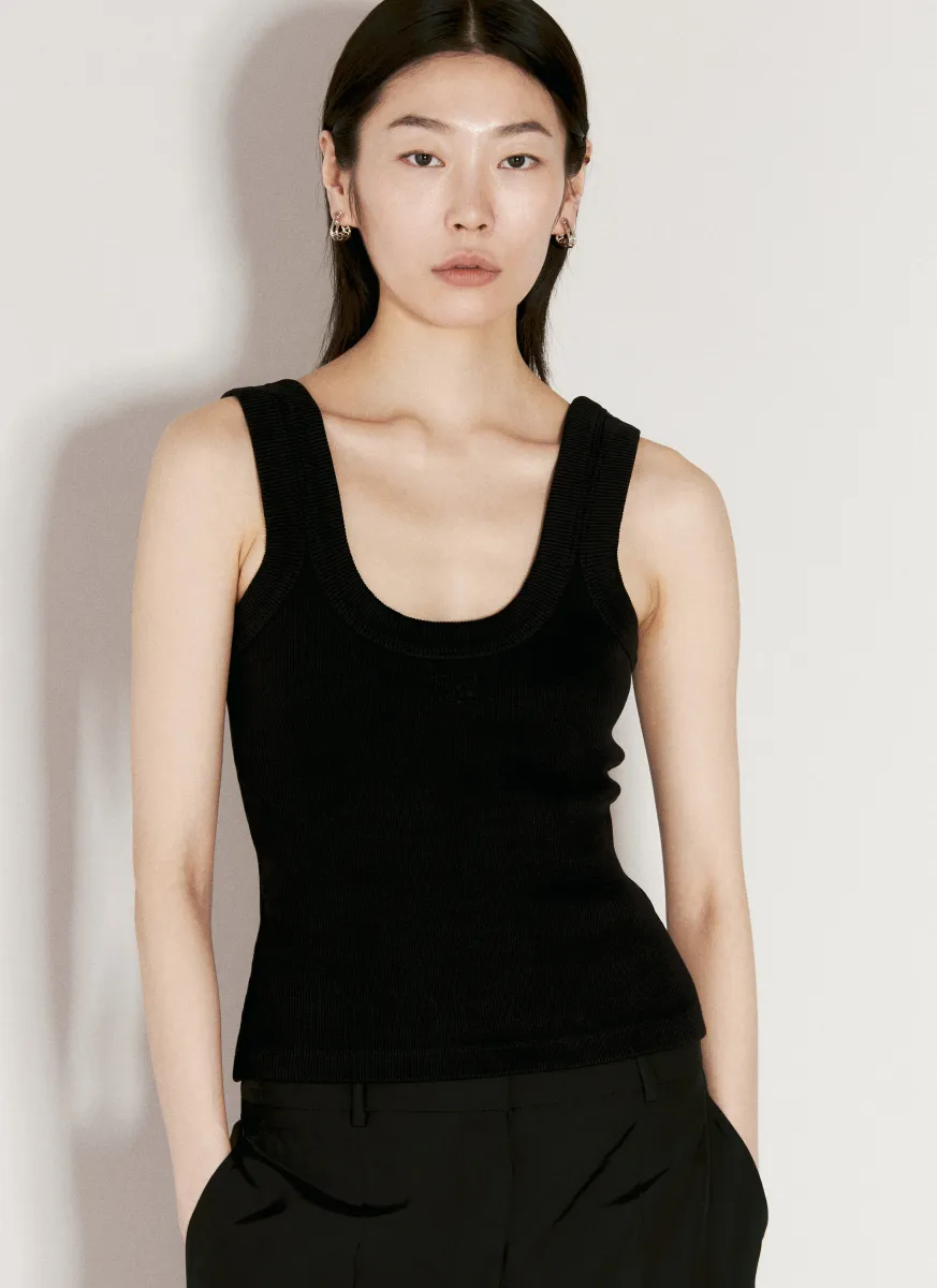 Embossed Logo Tank Top